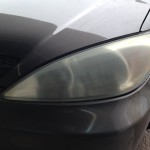 Before Headlight Restoration